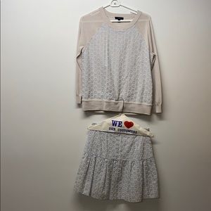 J. Crew Skirt and Sweater Matching Set